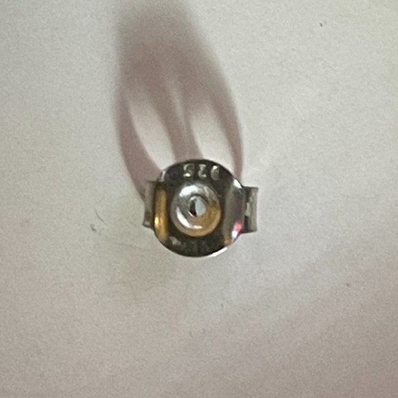 Oval Amethyst Stud Earrings - Picture 3 of 8